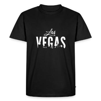 Las Vegas - T-shirt Premium bio Homme - noir - Devant - Nico (187cm)