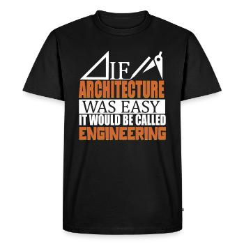 Architecture Engineering Architecture Profession - Men's Premium Organic T-Shirt - black - Front - Nico (187cm)