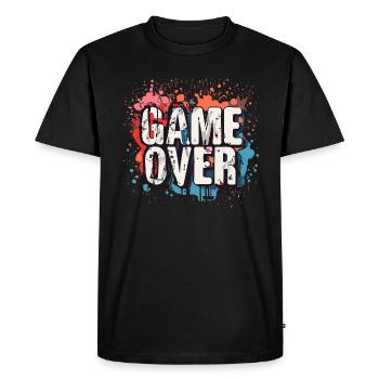 Gamer T-Shirt Console De Jeu De Jeu Plus Coloré - T-shirt Premium bio Homme - noir - Devant - Nico (187cm)