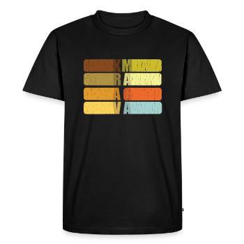 Krav Maga Rétro Vintage - T-shirt Premium bio Homme - noir - Devant - Nico (187cm)