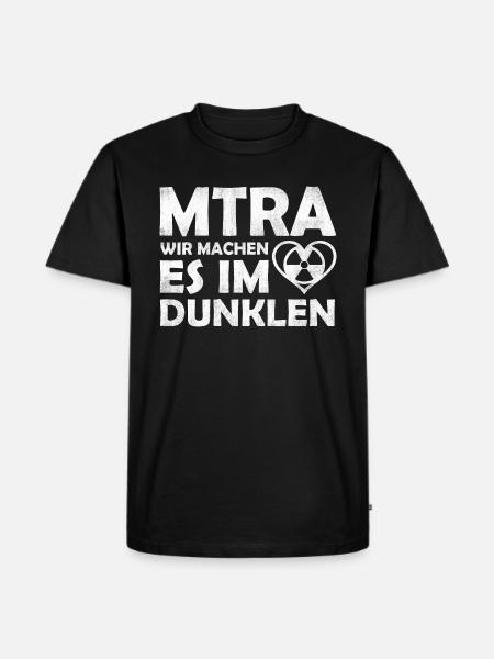MTRA Medizinisch-Technischer Radiologie Assistent - Männer Premium Bio T-Shirt - Schwarz