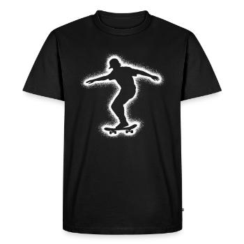 Skating Skateboarder Kids Skater Skateboard - Men's Premium Organic T-Shirt - black - Front - Nico (187cm)