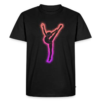 Gymnaste Gymnastique Gymnastique artistique Femmes Enfants Gymnastique - T-shirt Premium bio Homme - noir - Devant - Nico (187cm)