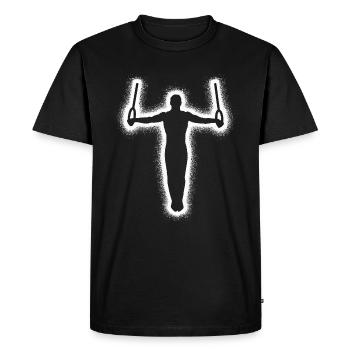 Gymnastique Gymnastique Ring Gymnastique Enfants Garçons Gymnastique - T-shirt Premium bio Homme - noir - Devant - Nico (187cm)