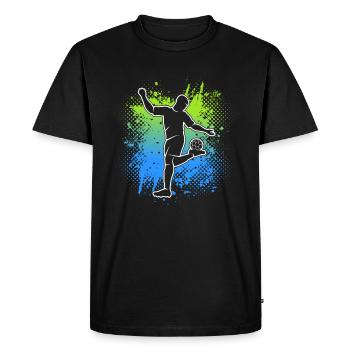 Soccer Players Kids Soccer Men Soccer - Men's Premium Organic T-Shirt - black - Front - Nico (187cm)