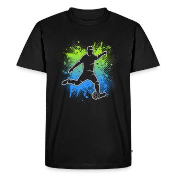 Soccer Players Kids Soccer Boys Soccer - Men's Premium Organic T-Shirt - black - Front - Nico (187cm)