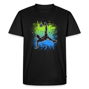 Soccer Players Kids Soccer Soccer Boys - Men's Premium Organic T-Shirt - black - Front - Nico (187cm)