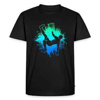 Soccer Soccer Men Kids Soccer Boys - Men's Premium Organic T-Shirt - black - Front - Nico (187cm)