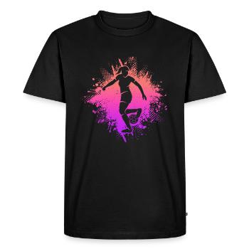 Soccer Soccer Women Girls Soccer Kids - Men's Premium Organic T-Shirt - black - Front - Nico (187cm)
