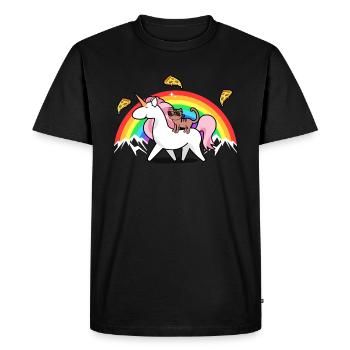 Magical Adventure - Men's Premium Organic T-Shirt - black - Front - Nico (187cm)
