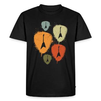 Bassiste, Bassiste, Guitare Basse, Guitare Basse - T-shirt Premium bio Homme - noir - Devant - Nico (187cm)