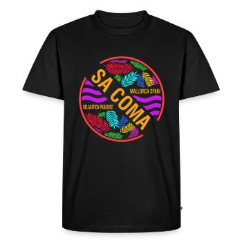 Sa Coma Mallorca Spain Balearic Islands vacation - Men's Premium Organic T-Shirt - black - Front - Nico (187cm)