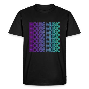 House Music Vaporwave Techno House Music EDM-Liebh - T-shirt Premium bio Homme - noir - Devant - Nico (187cm)