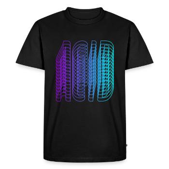 Acid House Vaporwave Techno House Music EDM-Liebha - T-shirt Premium bio Homme - noir - Devant - Nico (187cm)