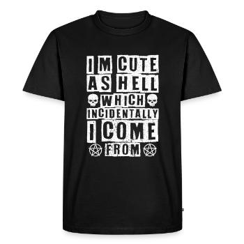 Cadeaux gothiques - T-shirt Premium bio Homme - noir - Devant - Nico (187cm)
