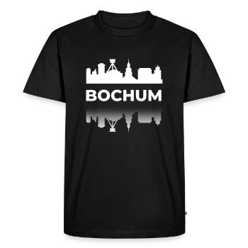 bochum Ruhrgebiet Ruhrpott charbon villes allemandes - T-shirt Premium bio Homme - noir - Devant - Nico (187cm)