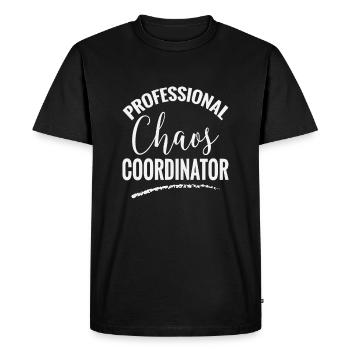 chaos - T-shirt Premium bio Homme - noir - Devant - Nico (187cm)
