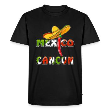 MEXICO CANCUN - Men's Premium Organic T-Shirt - black - Front - Nico (187cm)