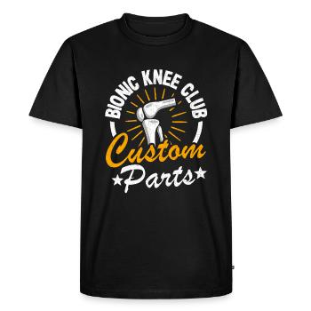 Knie OP Geschenk Operation Knie OP Genesung Lustig - T-shirt Premium bio Homme - noir - Devant - Nico (187cm)