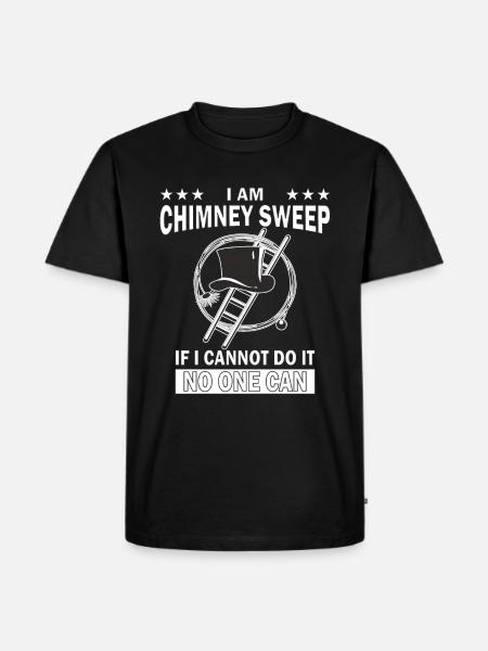 I AM CHIMNEY SWEEP - Men's Premium Organic T-Shirt - black