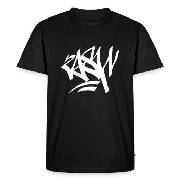 tag 2ash - T-shirt Premium bio Homme - noir - Devant - Nico (187cm)