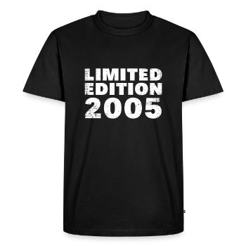 Limited edition 2005 - Men's Premium Organic T-Shirt - black - Front - Nico (187cm)