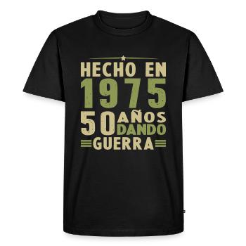 Hecho en 1975 50 Años Regalo de Cumpleaños - T-shirt Premium bio Homme - noir - Devant - Nico (187cm)