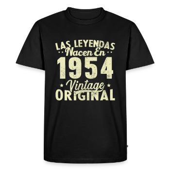 Original 1954 Vinatge Regalo de cumpleaños - T-shirt Premium bio Homme - noir - Devant - Nico (187cm)