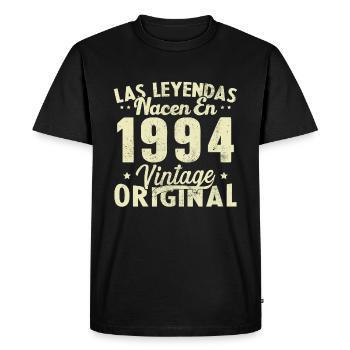 Original 1994 Vinatge 1994 Cadeau d’anniversaire - T-shirt Premium bio Homme - noir - Devant - Nico (187cm)