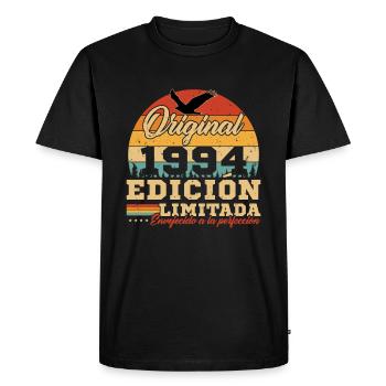 Vinatge 1994 Birthday Gift - Men's Premium Organic T-Shirt - black - Front - Nico (187cm)