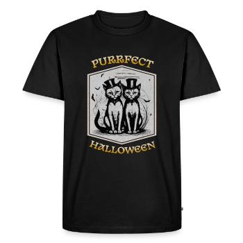 Perfect halloween - Men's Premium Organic T-Shirt - black - Front - Nico (187cm)