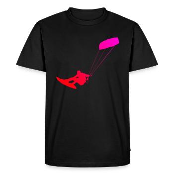 Kitesurfing Kitesurfing Kiten Kitesurfer Men - Men's Premium Organic T-Shirt - black - Front - Nico (187cm)