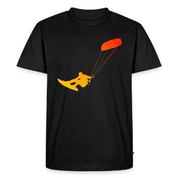 Kitesurf Femme Kitesurf Kitesurf Hommes Kitesurfer - T-shirt Premium bio Homme - noir - Devant - Nico (187cm)