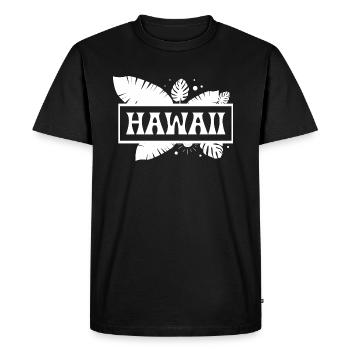 Hawaii - T-shirt Premium bio Homme - noir - Devant - Nico (187cm)