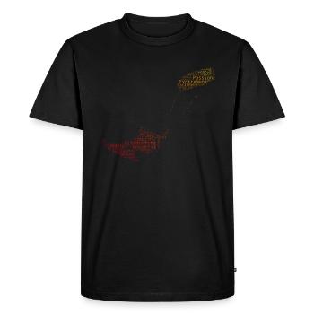 Femmes Kitesurf Hommes Kitesurf Kitesurf Kitesurf - T-shirt Premium bio Homme - noir - Devant - Nico (187cm)