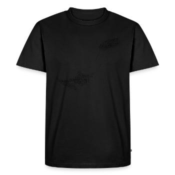 Men's Kite Kitesurf Kiting Women Kitesurfers - Men's Premium Organic T-Shirt - black - Front - Nico (187cm)