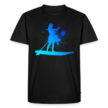 Stand up Paddle Stand up Paddle Homme - T-shirt Premium bio Homme - noir - Devant - Nico (187cm)