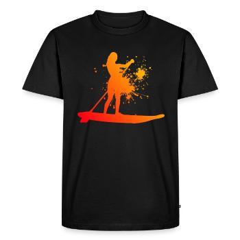 Standup Paddling Standup Paddle Standup Paddleboar - Men's Premium Organic T-Shirt - black - Front - Nico (187cm)