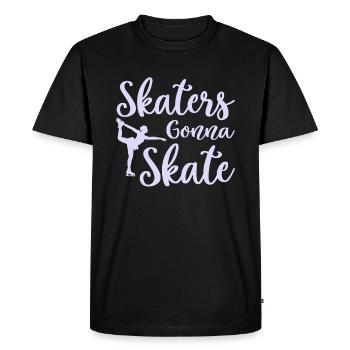 Patinage Patins Va Patiner - T-shirt Premium bio Homme - noir - Devant - Nico (187cm)