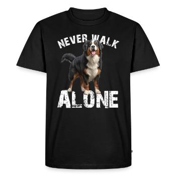 Bouvier bernois - T-shirt Premium bio Homme - noir - Devant - Nico (187cm)