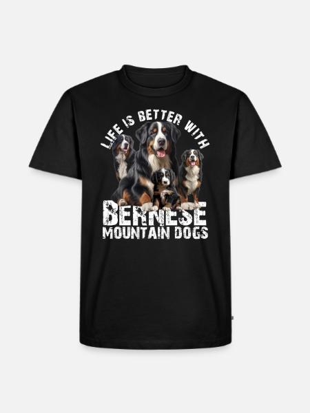 Bouvier bernois - T-shirt Premium bio Homme - noir