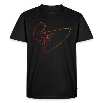 Jet ski Jet ski Sports nautiques hommes - T-shirt Premium bio Homme - noir - Devant - Nico (187cm)