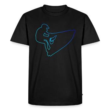 Jetski Riding Hommes Jetski Jetski Sports nautiques - T-shirt Premium bio Homme - noir - Devant - Nico (187cm)