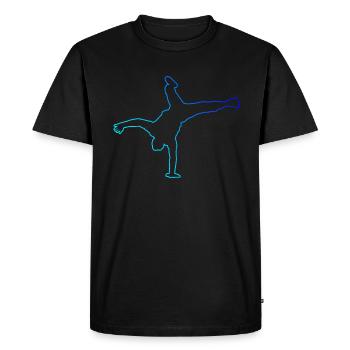 Hiphop Breakdance Women Hip Hop Men Break Dance - Men's Premium Organic T-Shirt - black - Front - Nico (187cm)