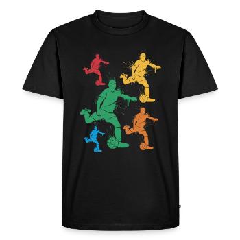 Soccer Player Soccer Player Kids Soccer Player - Men's Premium Organic T-Shirt - black - Front - Nico (187cm)