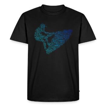 Jet Ski Équitation Jet Ski Sports nautiques Femmes Jet Ski - T-shirt Premium bio Homme - noir - Devant - Nico (187cm)