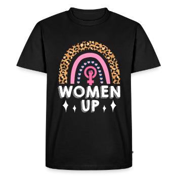 Feminist Women's Rights Female - Men's Premium Organic T-Shirt - black - Front - Nico (187cm)