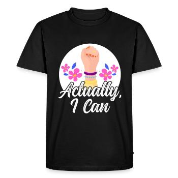 Feminist Women's Rights Female - Men's Premium Organic T-Shirt - black - Front - Nico (187cm)