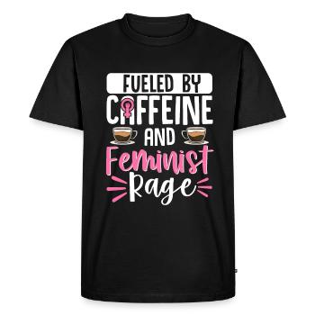 Feminist Women's Rights Female - Men's Premium Organic T-Shirt - black - Front - Nico (187cm)