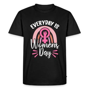 Feminist Women's Rights Female - Men's Premium Organic T-Shirt - black - Front - Nico (187cm)